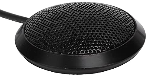 ASHATA USB-Konferenzmikrofon, Tragbare Omnidirektionale 360 ​​° -PC-Mikrofone, Plug & Play, Zum Zoomen, für Skype, Videokonferenzen, Spiele, Chatten, Live-Streaming Usw.(Ohne Schalter)