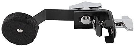 Tone Control Schalldämpfer, Tone Control Komfortables Design Clip Kompakt für Snare Drums zur Kontrolle oder Eliminierung übermäßiger Obertöne(Schwarz)