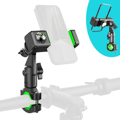 Mobiltelefonhållare cykel med 360° roterande anti-shake, universal Mobilhållare cykel för cykelstyre 16-32mm, skoter motorcykel Cykelhållare stabil, cykelhållare för 4-7 tums smartphone