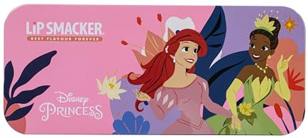 Lip Smacker Disney Princess Nagellackset-Dose, Geschenkset mit Nagellacken für Kinder, Inklusive Aufkleber Inspiriert von Disney-Prinzessinnen