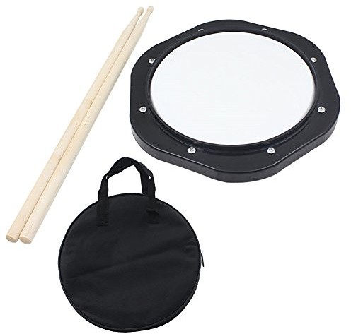Dumb Drum Kit 10 Zoll Silent Drum Pad Trommelpad Mit Holzstäben Drum Practice Pad Marching Snare Drum Für Das Trommelübungstraining