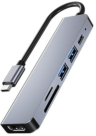 BESTonZON Usb Hub Type c Docking Station Expansion Transfer Adapter for Laptop Pd Fast Charging Multiple Ports for