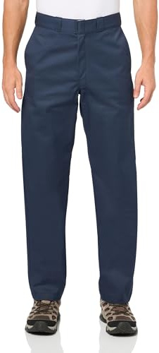 Dickies herr avslappnade affärsbyxor, Marinblå, 34W / 32L