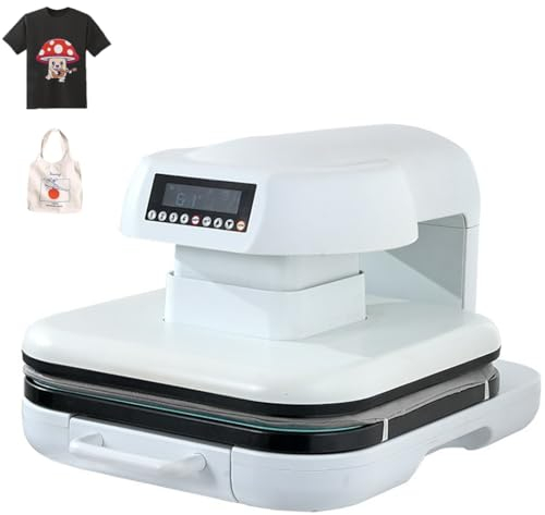 Automatische Transferpresse, 38 X 38 Cm Große T-Shirt-Pressmaschine, Bodenplatte Kann Herausgezogen Werden, Professionelle Transferpresse Für Sublimations-, Vinyl- Und Wärmeübertragungsprojekte
