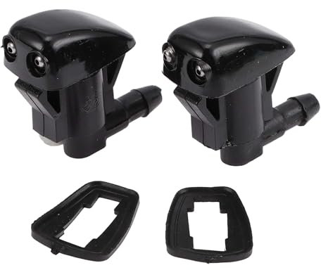 HEROFFIX 2 Piezas Boquilla De Lavaparabrisas Para Toyota Corolla 2005-2008 Boquillas De Rociado De Parabrisas Delantero Chorro De Lavado De Parabrisas No.8538112280 Plástico Negro