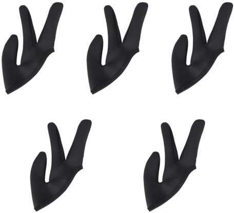 Healeved 5stücke Hitzebeständiger Haarschneider Fingerhandschuh Drei-finger-schutz Für Friseure Langlebig Und Rutschfest Glätten Und Von Haaren