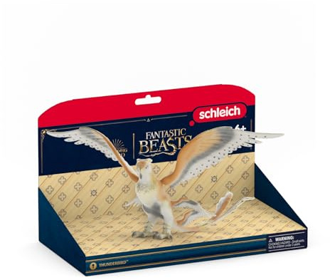 schleich HARRY POTTER Fantastic Beasts | Åskfågel 14904 | Lekfigur med rörliga vingar | dekoration eller samlarfigur | perfekt gåva för barn och fans | lekfigur från 6 år | 23 x 40 x 16 cm