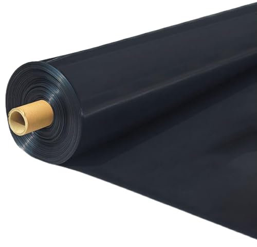 Fodera per laghetto da giardino, resistente, membrana per stagno per acqua, fontane, resistente ai raggi UV e agli strappi, rivestimento per stagno da 0,6 m, 0,9 m, 1,8 m, HDPE, grandi flussi a