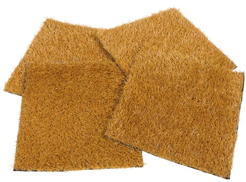 VICASKY 4 Stück Hühnernistunterlagen: Hühnerstall-grasmatten, Kunstrasen, Hühnernistkästen, Einstreu, Geflügel-eierablageunterlagen, Zubehör Für Drinnen Und Draußen
