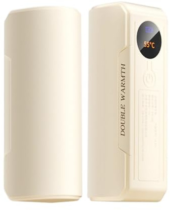 Chauffe-mains magnétiques, appareil chauffant numérique, gadget électronique compact rechargeable pour la maison, le bureau, matériau haute efficacité avec température réglable, accessoire d'hiver en
