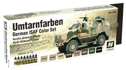 Model Air: Model Air Set Umtarnfarben German ISAF Color Set (8)