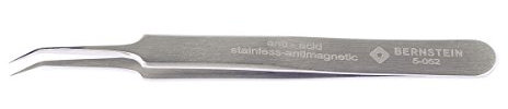 Bernstein Werkzeug GmbH SMD-Pinzette, 110 mm, abgewinkelt, super-spitz, 5-052