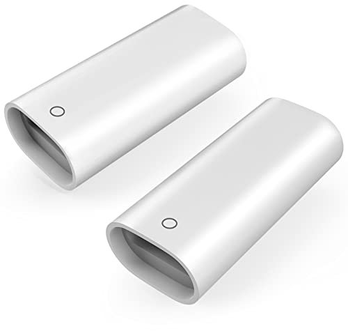 iMangoo Adapters Compatible with Apple Pencil 2 Pack Lightning Cable Charging Adapter for iPad Pro Pen Female to Female Connect Charger Connector for Apple Pencil 1st Generation