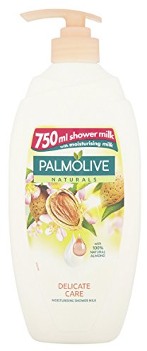 Palmolive Naturals Duschgel - Mandeln & Feuchtigkeitsspendende Milch mit Extrakte von Natur Ursprung - 750ml oder 739,3ml