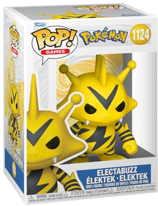 Funko POP Games: Pokemon – Electabuzz – samlarbar vinylfigur – presentidé – officiell produkt – leksak för barn och vuxna – modellfigur för samlare och för utställning