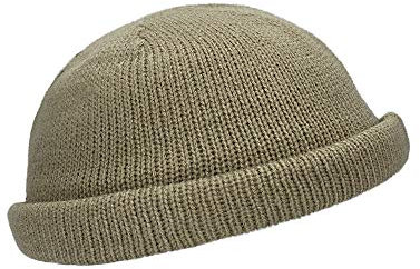 Clape Winter Beanie Hat Swag Wool Knit Cuff Short Docker Leon Brimless Hat Soft Warm No Visor Cap