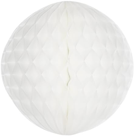 Deco Woerner Wabenball weiß 40 cm Ø, schwer entflammbar B1