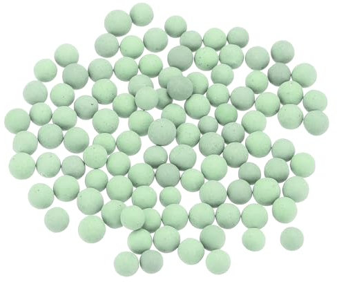 QUARKZMAN Piedras de Arcilla 3-5mm 0.22 Lbs Verde Jardinería Bolas para Macetas para Cultivo Hidropónico, Suministros de Jarrones, Decoración de Bonsái