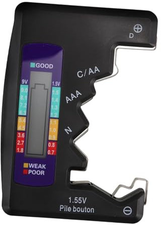OSALADI Batterieprüfwerkzeug Batterietestgerät Batteriemesswerkzeug Für Aa Aaa Batterien Batterieprüfgerät Batteriezubehör Batterieprüftester