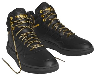 adidas Hoops 3.0 Mid Sneaker Trainer Schuhe (Black/Black, EU Schuhgrößensystem, Erwachsene, Numerisch, M, 43 1/3)