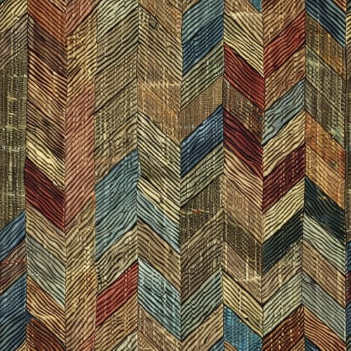 JIAOQSS Klebefolie Möbelfolie Tapete Retro Streifen Mustertapete Klebefolie Möbel Muster Tapeten Klebetapete Vinyl Wrap Wandtapete Wohnzimmer Schlafzimmer Möbelfolie Bunt Wasserdicht Wallpaper