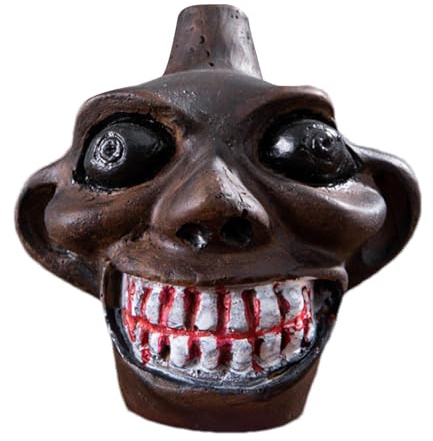 Aztekenpfeife Schreiende echte Todespfeife Aztekenpfeife Aztekenpfeife Teufelspfeife Azteken-Pfeife Azteken-Pfeife Halloween Scherzgeschenk Basteln