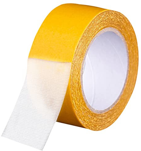 Healifty 1roll Double-sided Rug Tape Strong Adhesive for Carpet Flooring Wedding Decor and Home Use Non-damaging Thin and for Versatile Applications