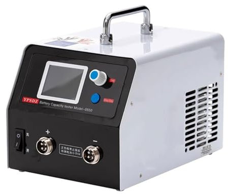 Intelligent Battery Capacity Tester Discharger,Electronic Load 0.1-50A Large Current Lithium Battery Charge Discharge Capacity Tester,Professional multifunctional tester,for Battery Testing