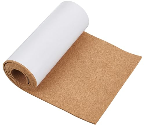 BENECREAT Selbstklebende Korkrolle 2m x 30cm Pinnwandrolle DIY Korkmaterial (5mm Dick) Leicht Zu Schneidende Selbstklebende Oberfläche Für Die Heimdekoration Handgefertigtes Kunsthandwerk Wandkunst