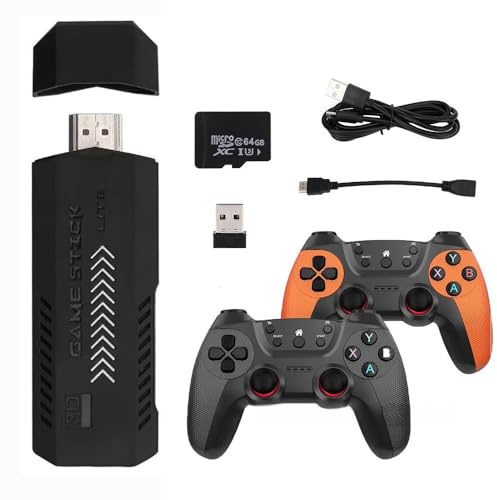 iTaixingLe X2 Pro Game Stick 2026: Retro Games Console with 35,000 Games, 4K Output, 30+ Emulators & 2.4G Wireless Controller