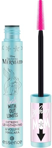 essence Disney THE LITTLE MERMAID lash WITHOUT LIMITS EXTREME Nr. 01 13ml | Verlängernde & volumengebende Mascara für extra lange, ausdrucksstarke Wimpern