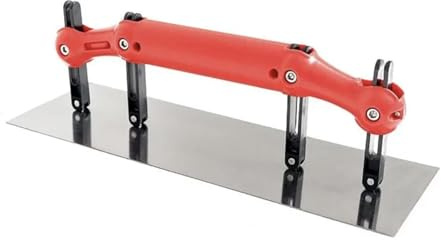 Spatule de mastic incurvée réglable adaptée pour le plâtrage et la finition sans couture sur différents types de murs et surfaces