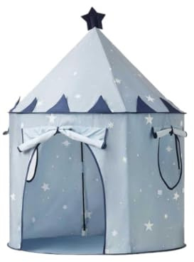 Tienda de Castillo Infantil, casa de Juego mongola con Estrellas for Interior/Exterior, Tienda portátil con Bolsa