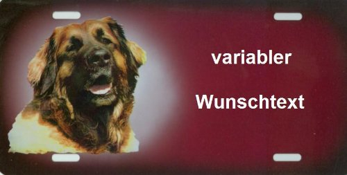 Schilderfeuerwehr Hundeschilder Leonberger selbst gestalten und Bedrucken ✓ Hundewarnschilder ✓ Hinweisschild ✓ Verbotsschild