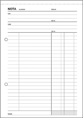 Sigel Expres Rechnungsformulare A5 5x100 Blatt | 40060, holländische Formularausführung, aus nachhaltigem Papier