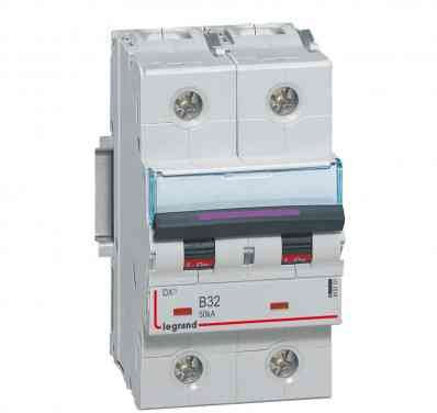 Disjoncteur DX³ 50kA - 2P 230V~ à 400V~ - 32A - courbe B - 3 modules
