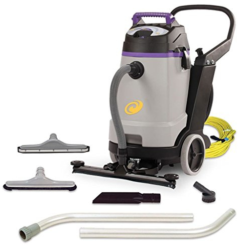 ProTeam Wet Dry Vacuums, ProGuard 20, 20-Gallon Commercial Wet Dry Vacuum Cleaner with Tool Kit and Front Mount Squeegee