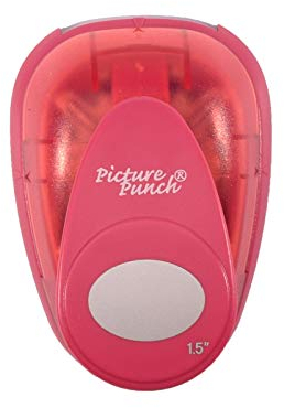 Vaessen Creative Perforadora de Papel, Oval, Talla L, Para Proyectos DIY, Scrapbooking, Creación de Tarjetas y Más