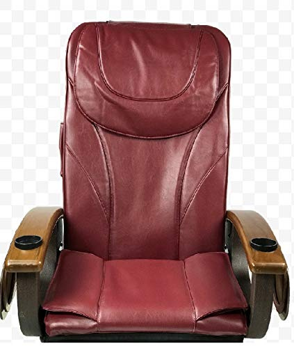 ZKZ Pedicure Chair Massage Bottom-Air Seat Cover Cushion Salon Spa (Burgundy)
