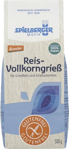 Spielberger Bio Glutenfreier Reis-Vollkorngrieß (2 x 500 gr)