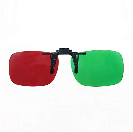 Gafas 3D Clip de Gafas Que entrenan a la miopía Gafas de visión estéreo estrabismo de visión Corta @ A4