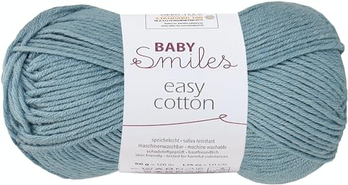 Schachenmayr Baby Smiles Easy Cotton, 9807306-01051, Farbe: Denim, 50g, Handstrickgarne