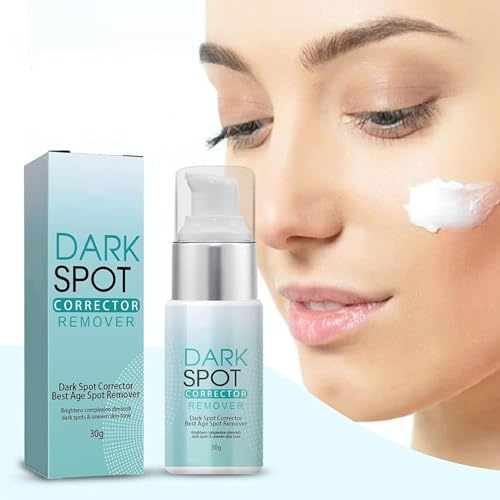 Tkekruh Crema Eliminadora de Manchas Oscuras Whitening Cream,Hidratante y rejuvenecedor facial Crema Iluminadora de Cuidado Eliminar las manchas faciales Alivia la melanina de la piel del rostro