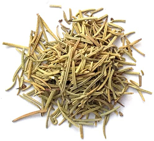 Organic Rosemary Whole, by Herb Co, Rosmarinus Officinalis, from Morocco, Kosher, for Cooking, Skin & Hair Formulations, Perfumes & Colognes, 1/4 lb