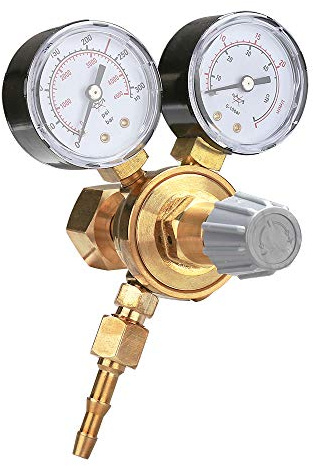 Joparri Druckminderer MINI Druckregler für Argon/CO2 Schutzgas Zu MIG/MAG WIG TIG Schweißgerät Mehrwegflaschen