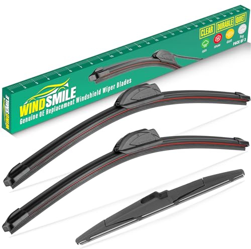 26 16 11 Windshield Wiper Blades Replacement for Kia Sportage 2017-2022,Hyundai Santa Fe 2019-2023,Kia Sorento 2016-2020 Premium All Weather Wiper Blade (3 of Set)