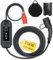 Mobile Wallbox 11kW CEE 16A Stecker Rot, 5 Meter Typ2 Ladekabel für CEE Steckdose, Regelbar 8/10/13/16 A, für alle E-Autos bis 11kW Leistung Tasche & Wandhalterung, Deutsche Anleitung &Support