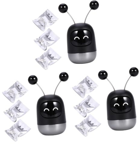 PartyKindom 3stücke Diffuser Robot Für Auto Kreativer Luftventil-diffusor Ätherische Öle Duftclip Frische Aromatherapie Für Ihr Fahrzeug Perfektes Für Auto-liebhaber