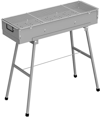 Klappgrill Holzkohle Barbecue Holzkohlegrill Aluminiumlegierung Outdoor Picknick Campinggrill L Für Das Kochen Im Freien Camping Wandern Picknicks Backpacking(Size:A)