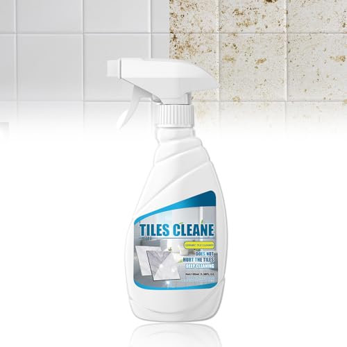 Tile Grout Cleaner Sprayer, 2024 Fugenreiniger Extra Stark Tiles Cleaner Tile Cleaner Spray Geeignet zum Entfernen von Schmutz aus Küche Badezimmerwaschbecken Fliesenwänden (1PCS, 100ML)